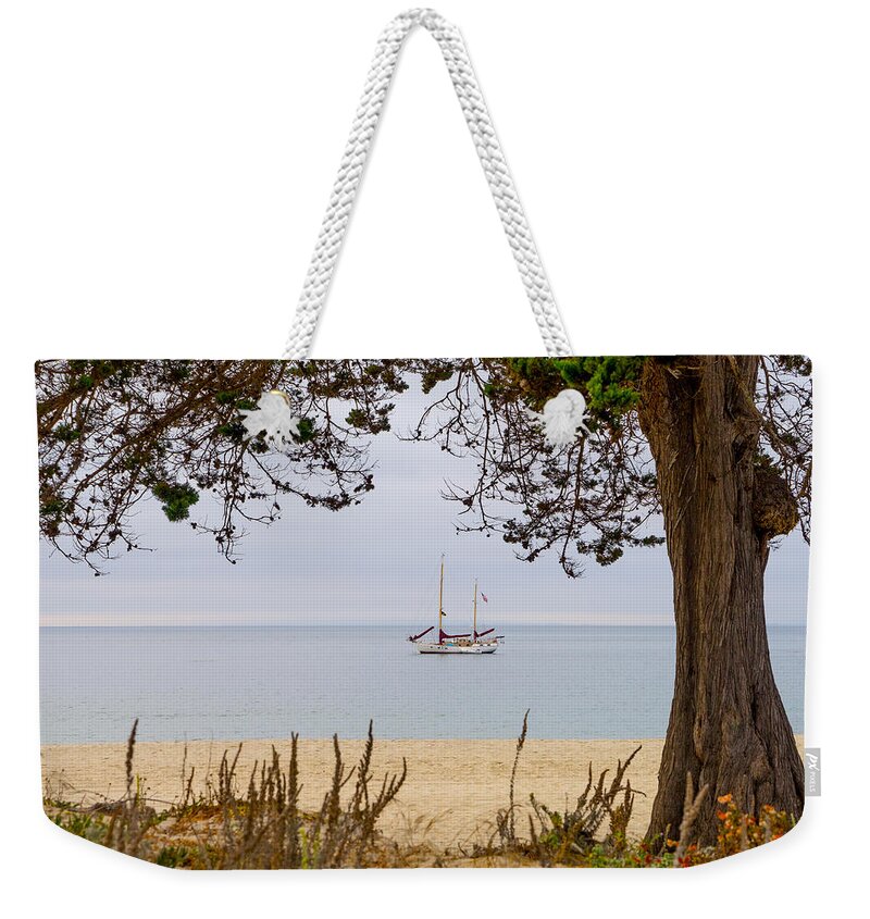 California Weekender Tote Bag featuring the photograph By the Shore by Derek Dean