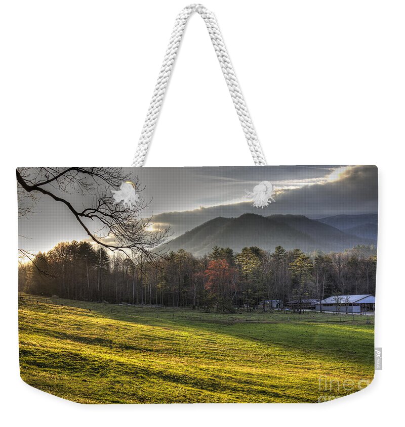 Cades Weekender Tote Bag featuring the photograph Cades Cove, Spring 2016,II by Douglas Stucky