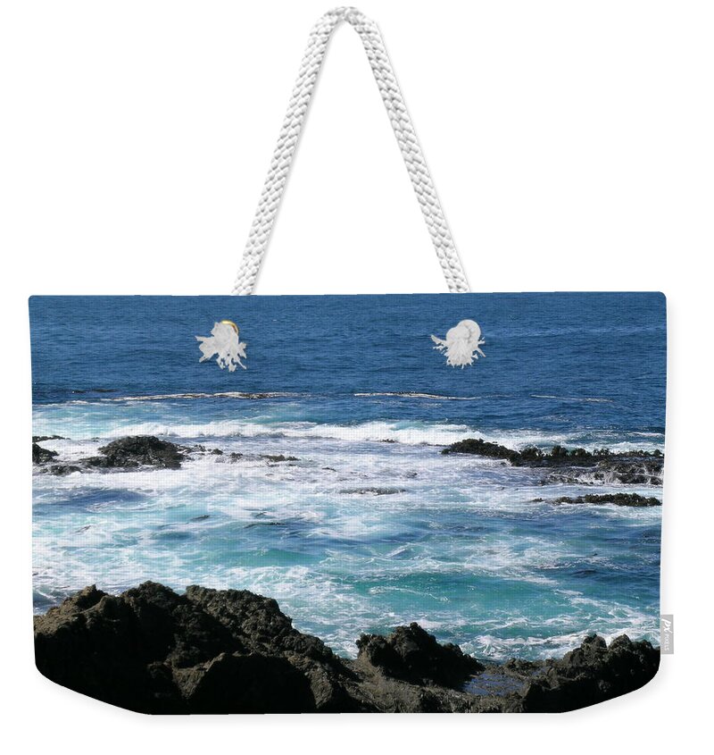 California Coast Weekender Tote Bag featuring the photograph California Coast by Sandy Taylor