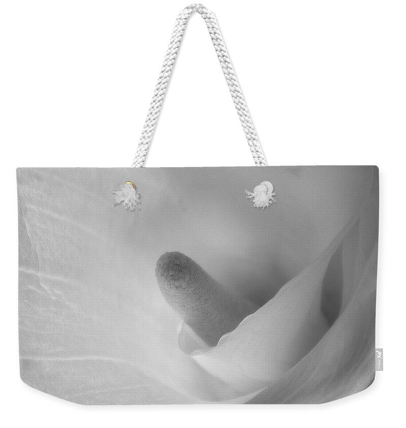 Flower Weekender Tote Bag featuring the photograph Calla Lily by John Roach