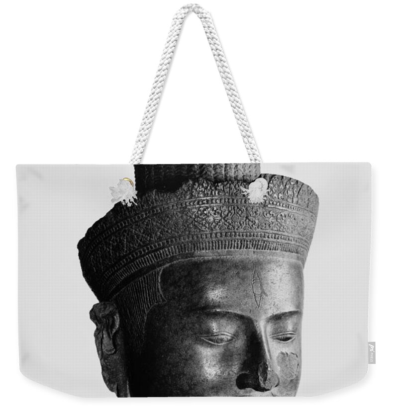 10th Century Weekender Tote Bag featuring the photograph Cambodia: Diety by Granger