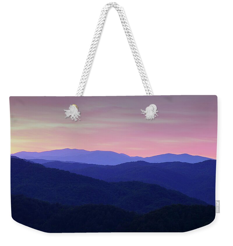 Smoky Mountains Weekender Tote Bag featuring the photograph New Beginning by Mike Eingle