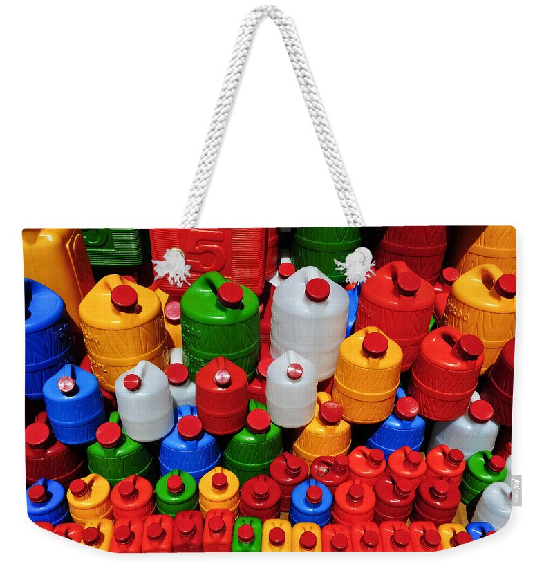 Plastic Weekender Tote Bag featuring the photograph Candy Land by Skip Hunt