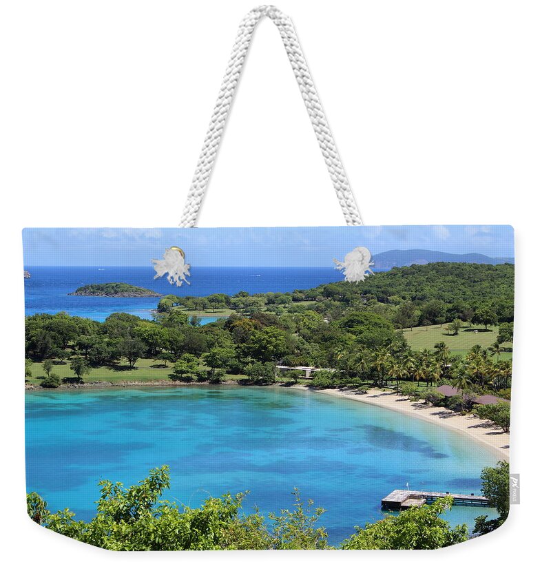 Caneel Bay Weekender Tote Bag featuring the photograph Caneel Bay St. John by Fiona Kennard