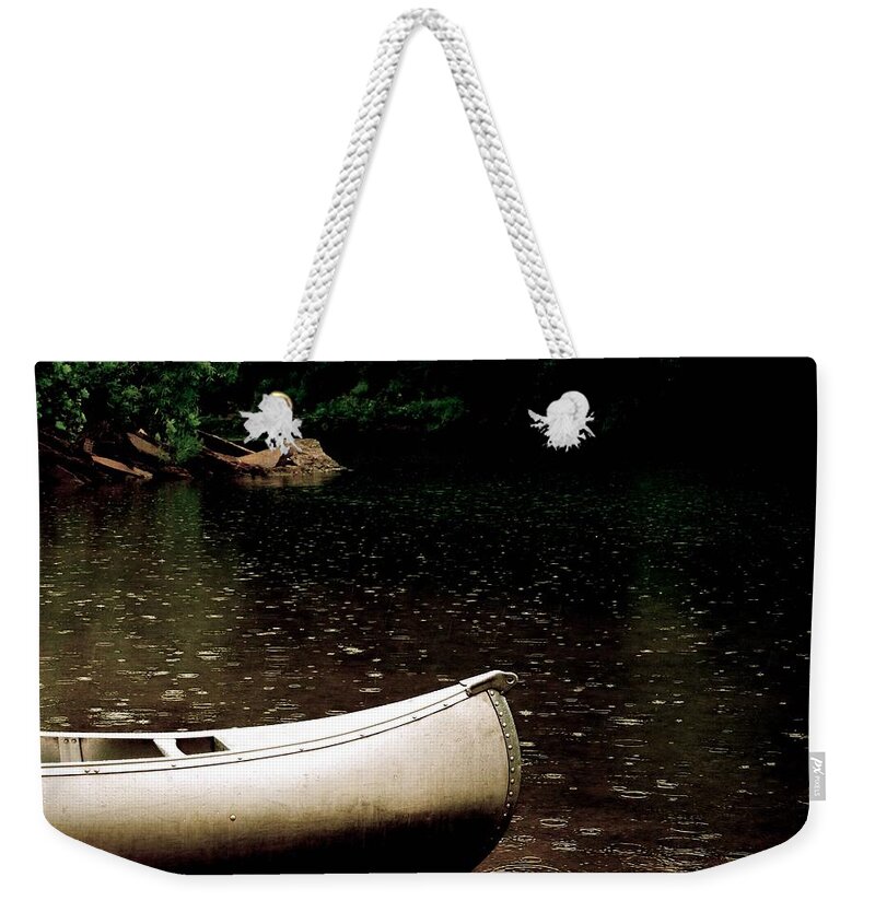 Canoe Weekender Tote Bag featuring the photograph Canoe by Melisa Elliott