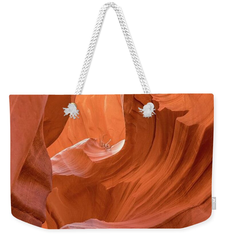 Antelope Canyon Weekender Tote Bag featuring the photograph Canyon Beauty by Jeanne May