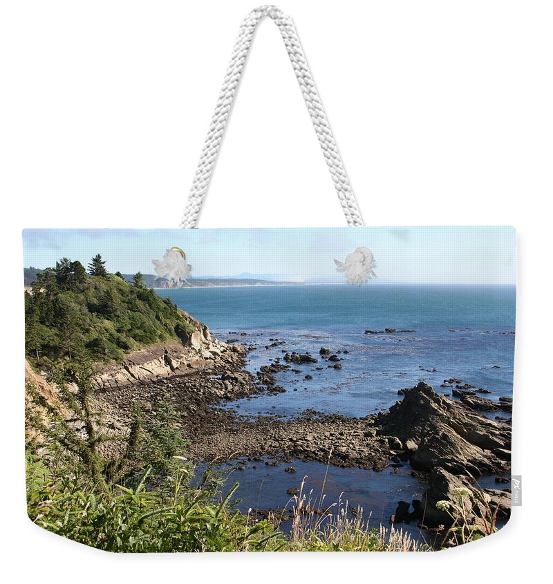 Cape Arago Weekender Tote Bag featuring the photograph Cape Arago by Dylan Punke