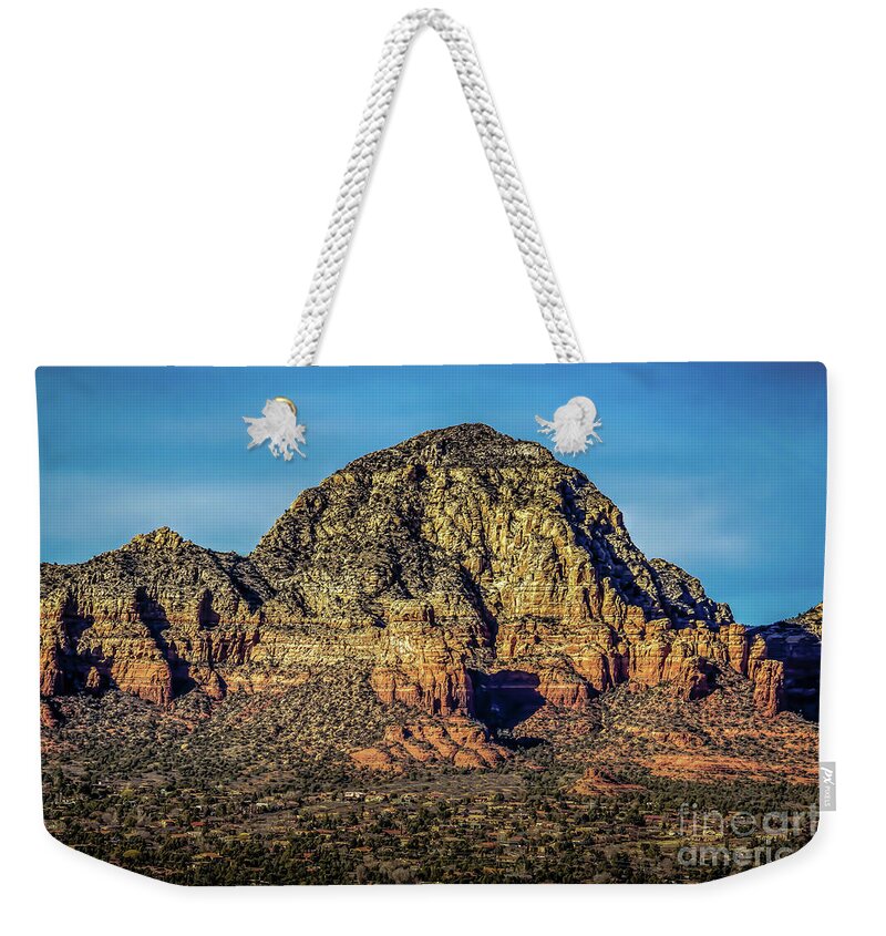 Jon Burch Weekender Tote Bag featuring the photograph Capital Butte Evening by Jon Burch Photography