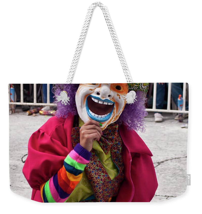 Carnival Weekender Tote Bag featuring the photograph Carnival by Jackie Russo