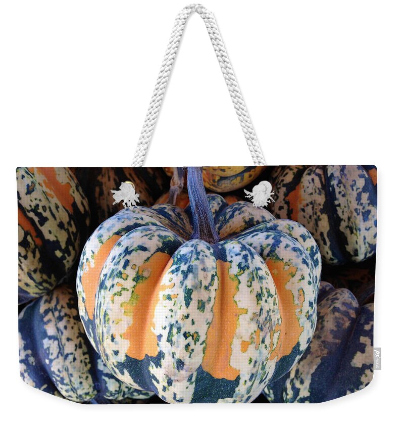Squash Weekender Tote Bag featuring the photograph Carnival Squash by Brooke Roby