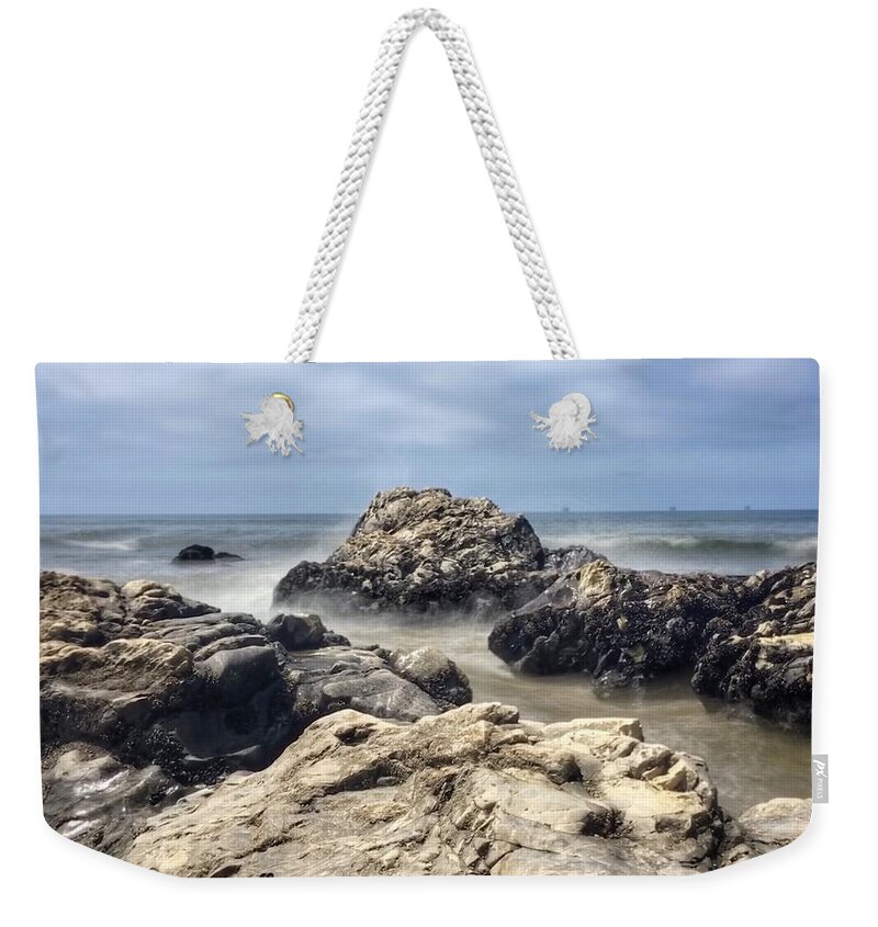Beach Weekender Tote Bag featuring the photograph Carpinteria State Beach by Doris Aguirre