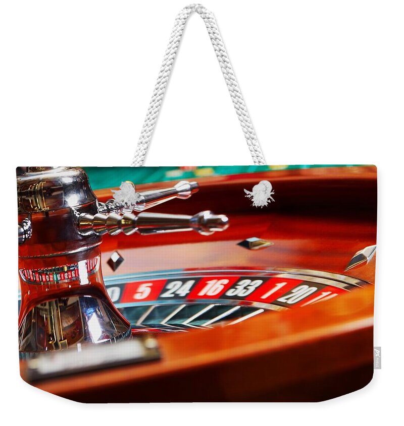 Casino Weekender Tote Bag featuring the digital art Casino by Maye Loeser