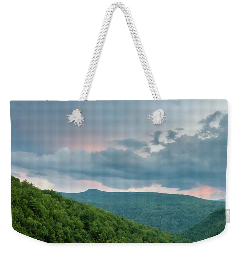 Catskill Mountains Weekender Tote Bag featuring the photograph Catskill Mountain View by Steve L'Italien