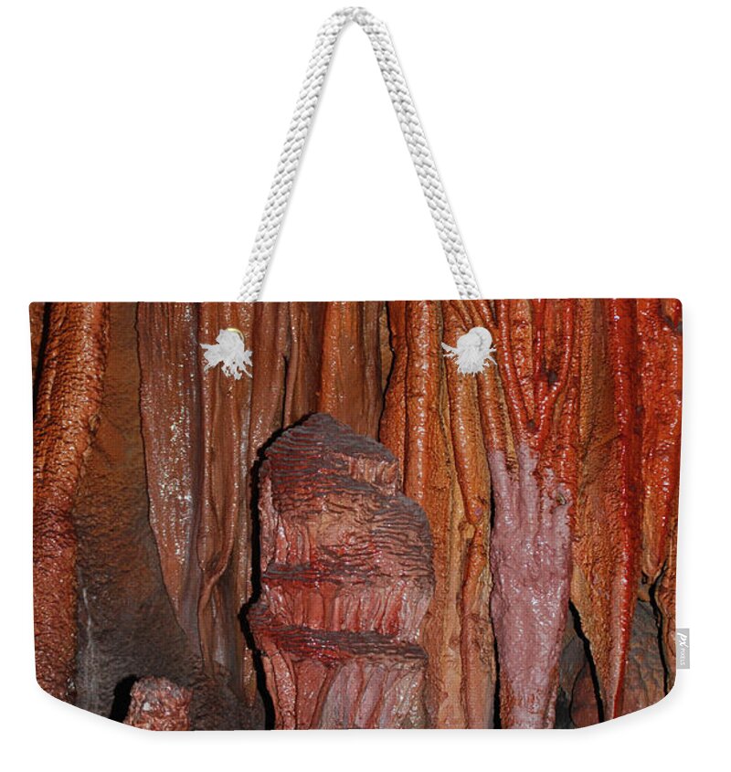 Cave Weekender Tote Bag featuring the photograph Caves in Arizona by Donna Greene