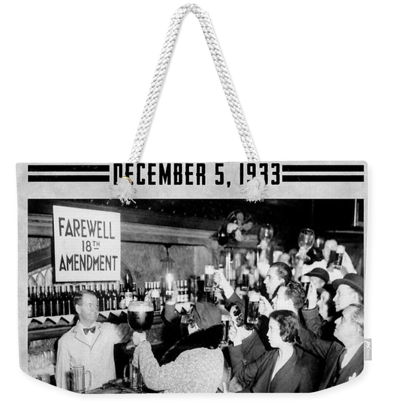Prohibition Weekender Tote Bag featuring the photograph Celebrate by Jon Neidert