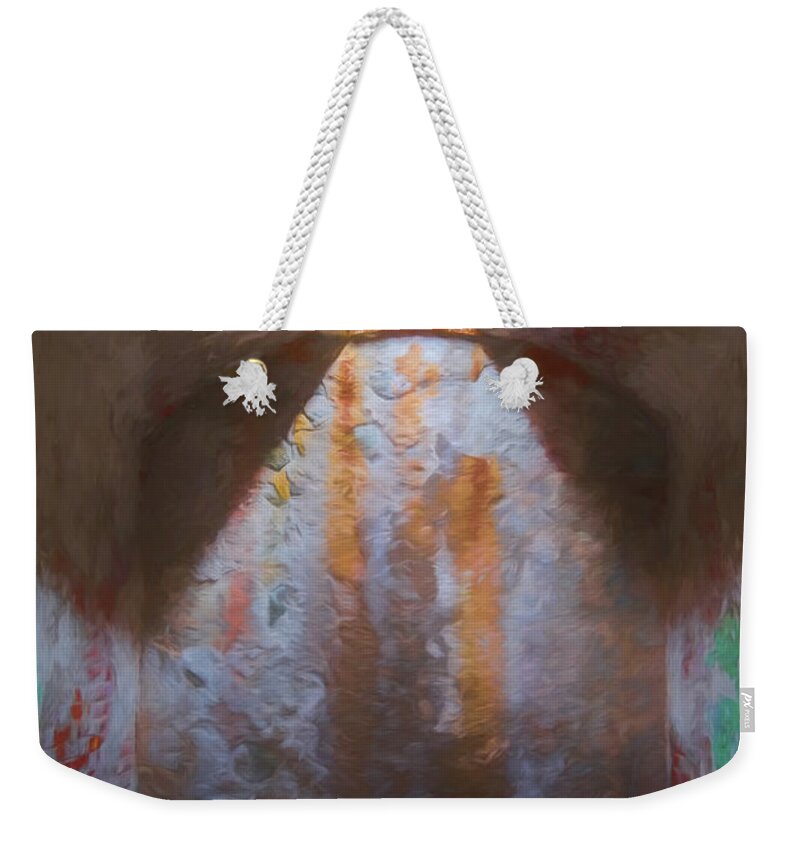 Eastern State Penitentiary Weekender Tote Bag featuring the photograph Cell And Commode by Tom Singleton