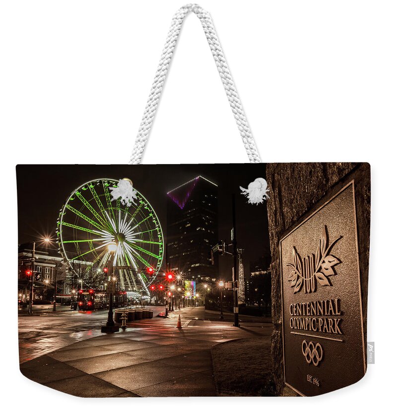 Park Weekender Tote Bag featuring the photograph Centennial Park 2 by Kenny Thomas