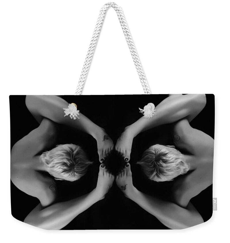 Artistic Photographs Weekender Tote Bag featuring the photograph Central forces by Robert WK Clark