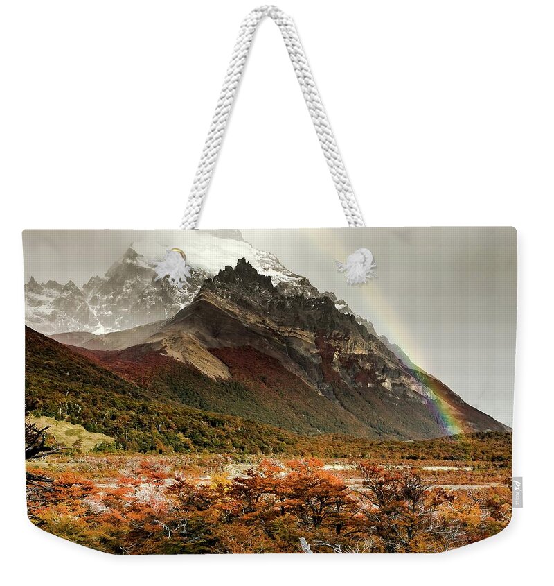 Landscape Weekender Tote Bag featuring the photograph Solo Spectrum by Ryan Weddle