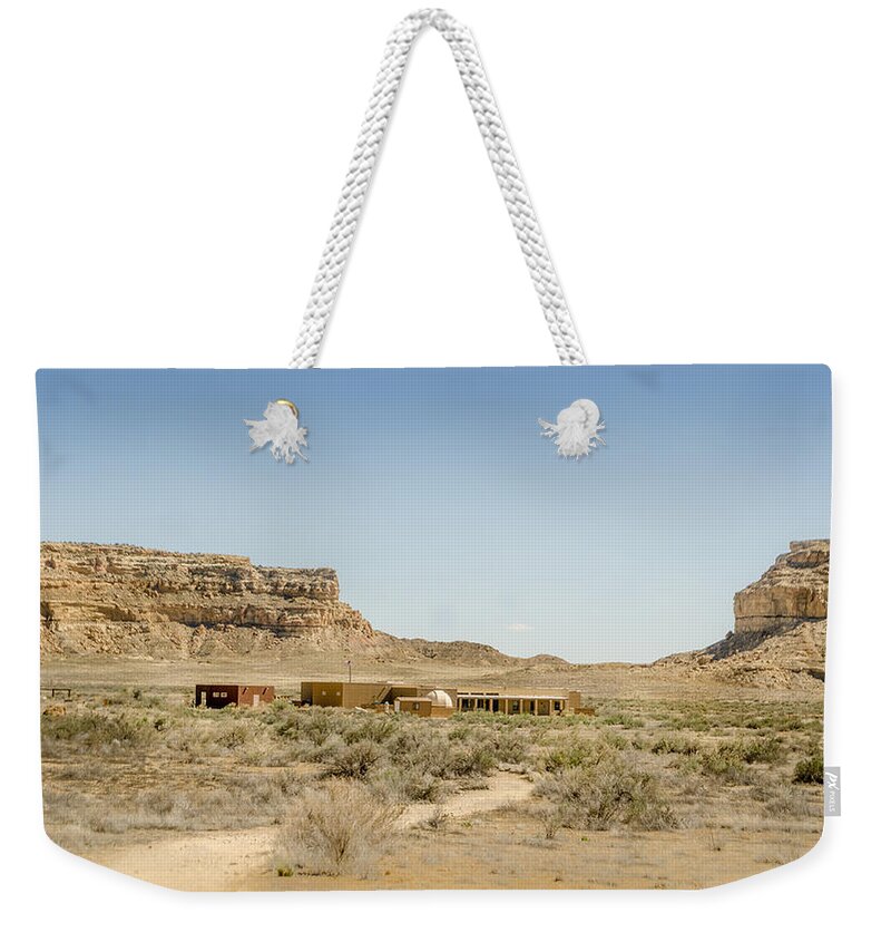 Dakota Weekender Tote Bag featuring the photograph Chaco Culture National Historic Park by Greni Graph