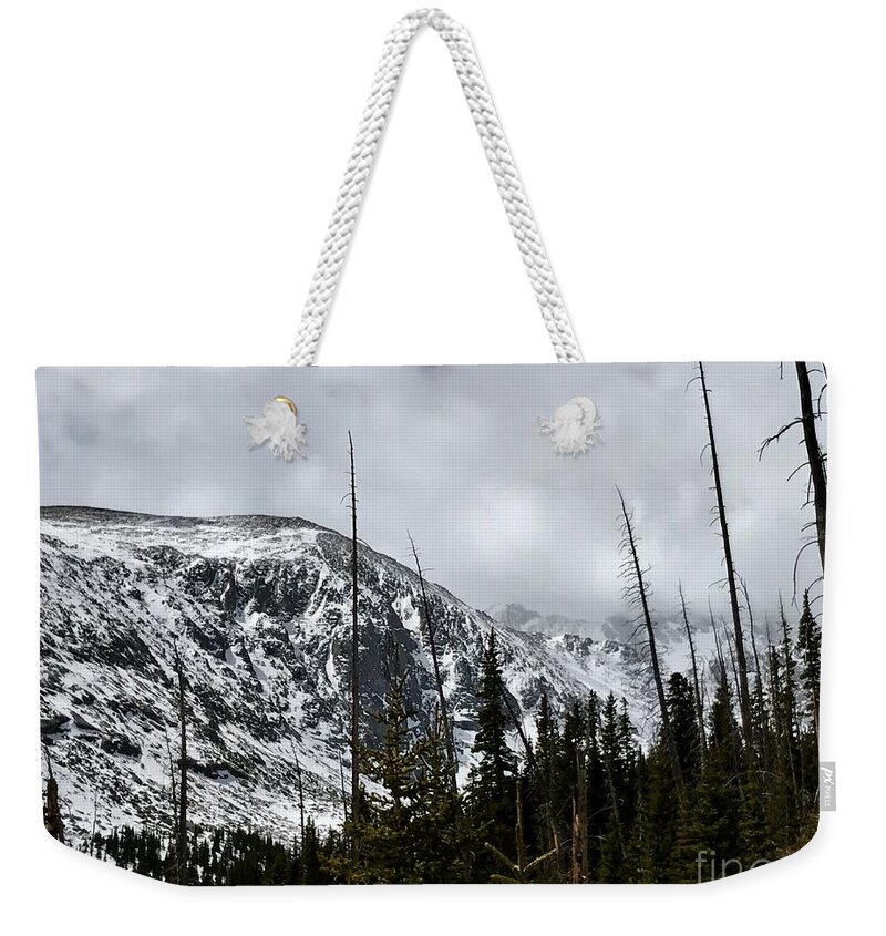 Mountain Hiking Weekender Tote Bag featuring the photograph Challenge by Dennis Richardson