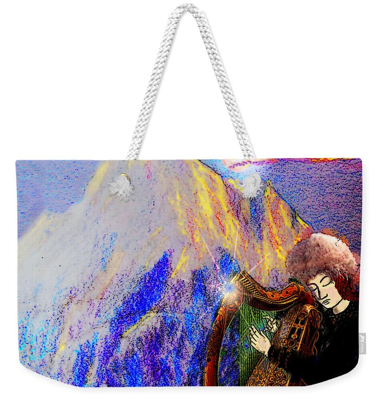 Harper Weekender Tote Bag featuring the painting Changing The Atmosphere by Anastasia Savage Ealy