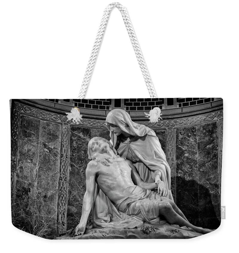 Pieta Weekender Tote Bag featuring the photograph Chapel of the Pieta 2 by Pablo Lopez