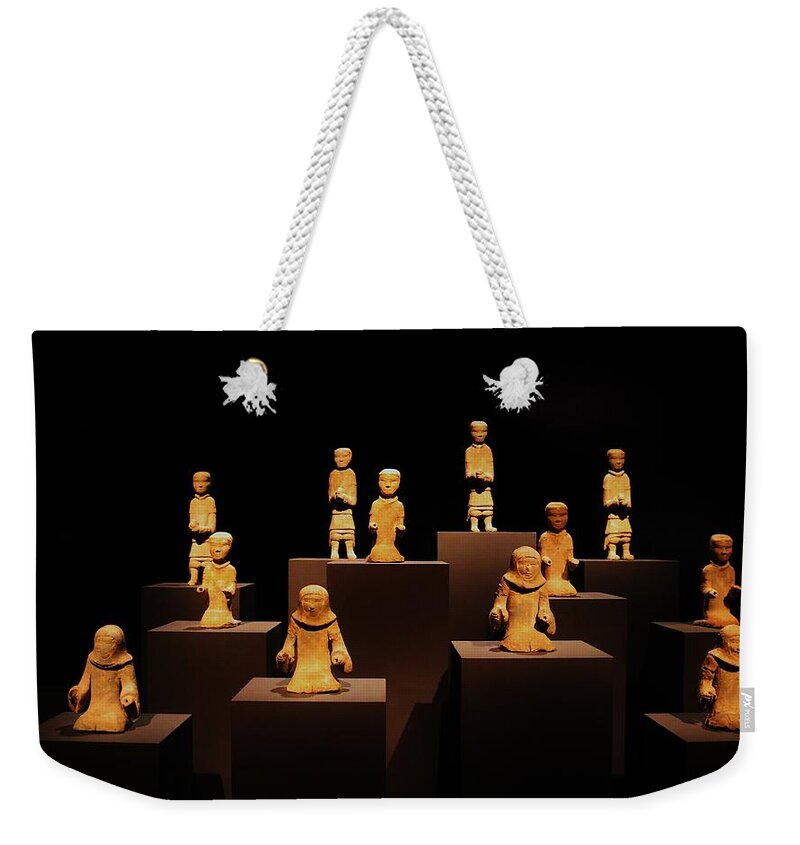 Met Weekender Tote Bag featuring the photograph Chariot Warriors by Christopher James