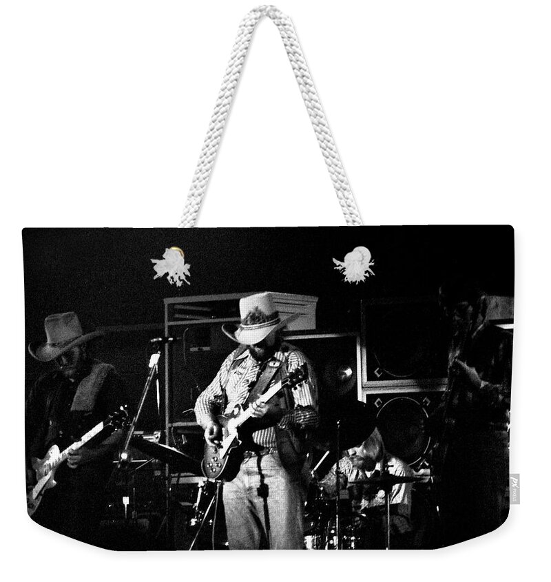 Charlie Daniels Weekender Tote Bag featuring the photograph Charlie Daniels by Kevin Cable