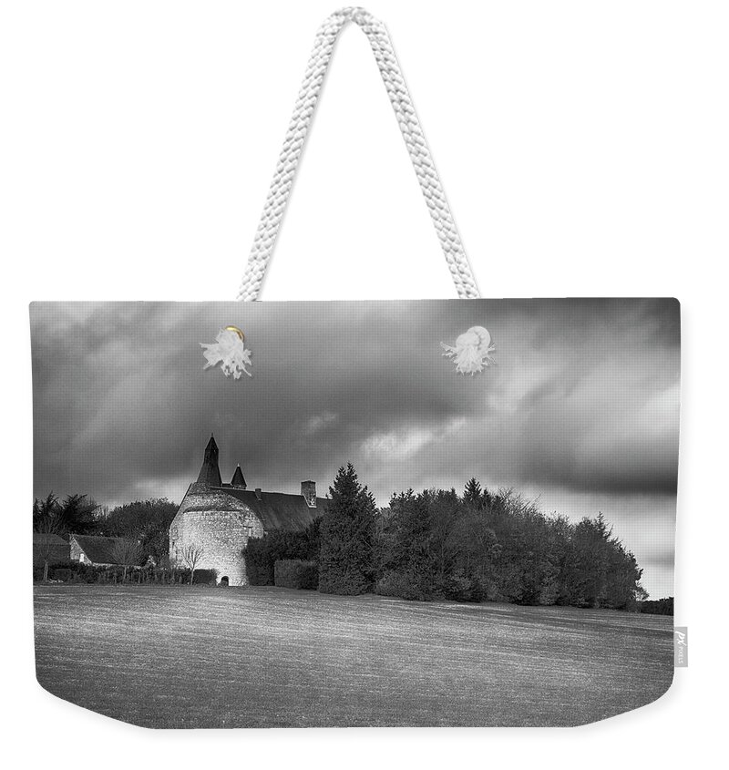 Chateau Weekender Tote Bag featuring the photograph Chateau du Vergey by Hugh Smith