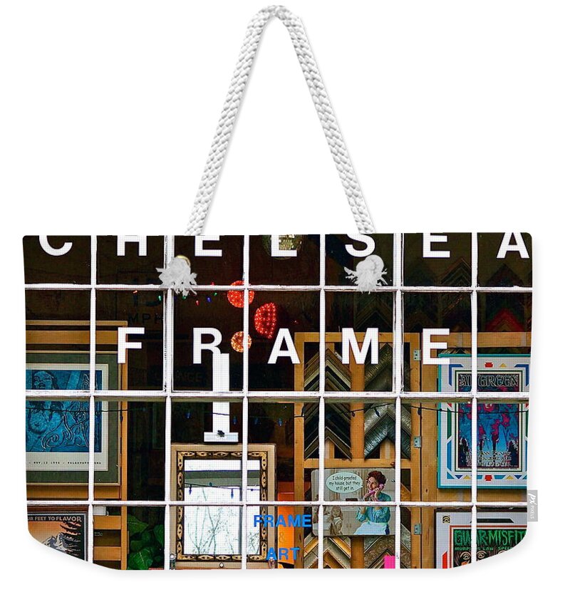Philadelphia Facades Weekender Tote Bag featuring the photograph Chelsea Frame by Ira Shander
