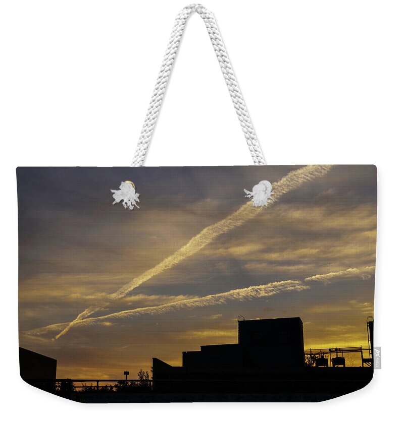 Chelsea Weekender Tote Bag featuring the photograph Chelsea Sunset by Aparna Tandon