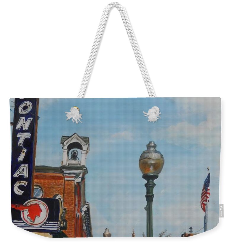Cityscape Weekender Tote Bag featuring the painting Chelsea by William Brody