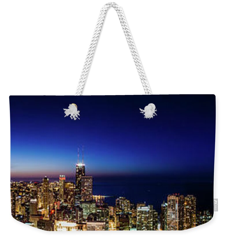 Chicago Weekender Tote Bag featuring the photograph Chicago North Side by Raf Winterpacht