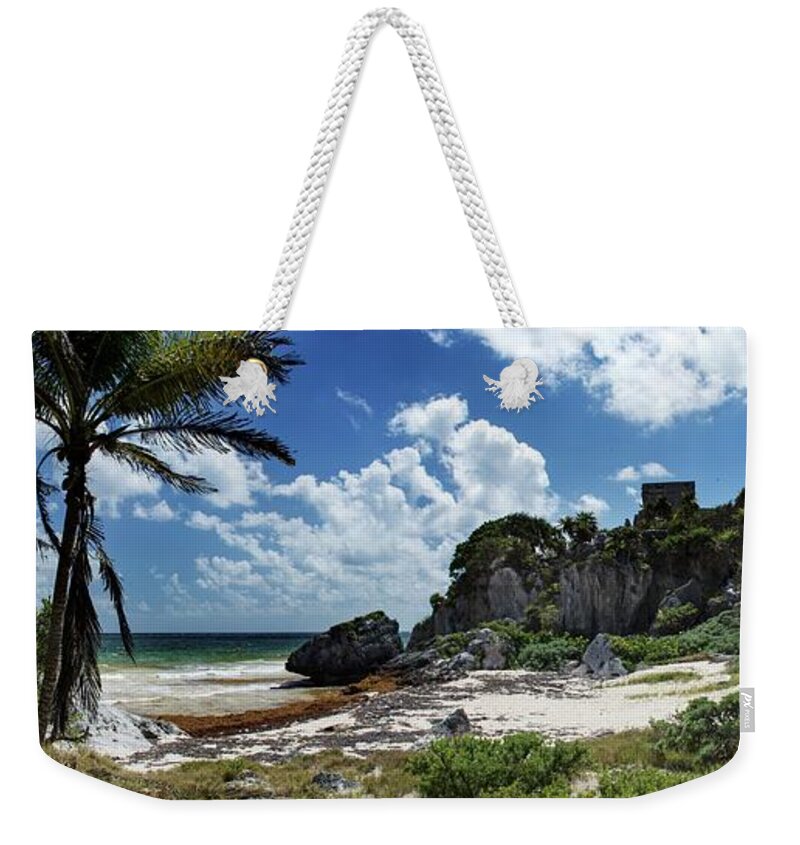 Chillout Weekender Tote Bag featuring the photograph Chillout in Tulum by Robert Grac