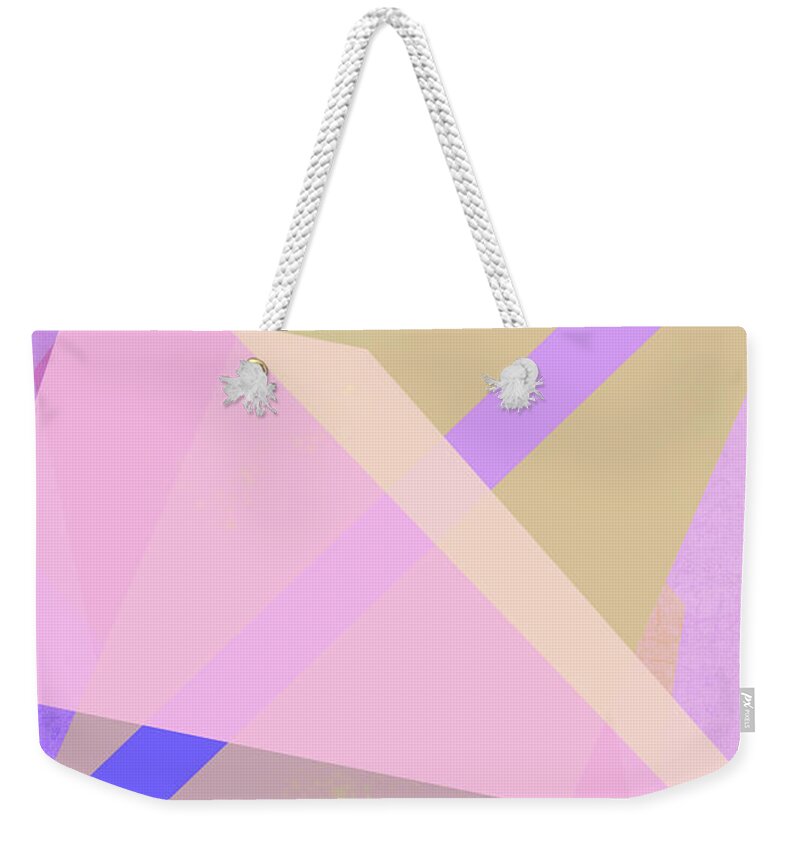 Geometric Art Weekender Tote Bag featuring the painting Choices by Francine Collier