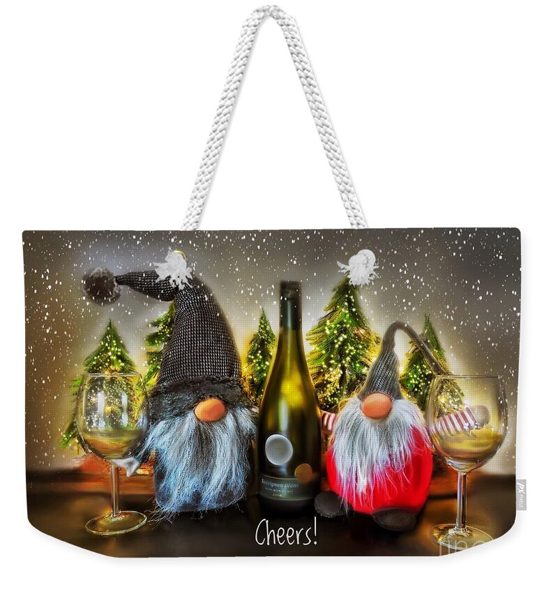 Christmas Weekender Tote Bag featuring the photograph Christmas Cheer by Diana Rajala