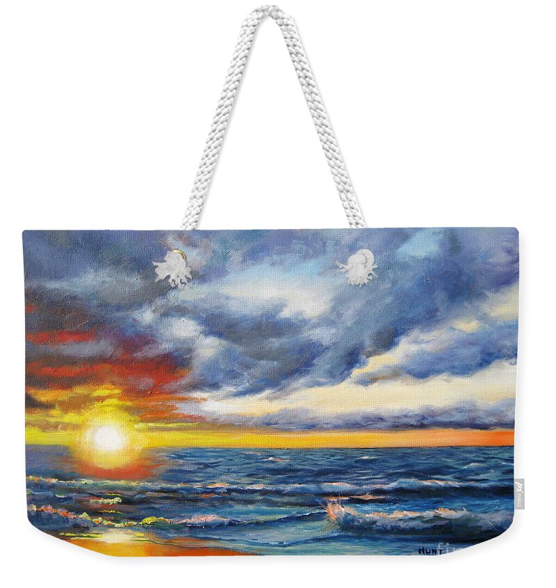 Christmas Cove Weekender Tote Bag featuring the painting Christmas Cove by Shirley Braithwaite Hunt