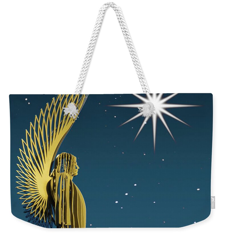 Christmas Card Weekender Tote Bag featuring the photograph Christmas Greetings by Steve Purnell