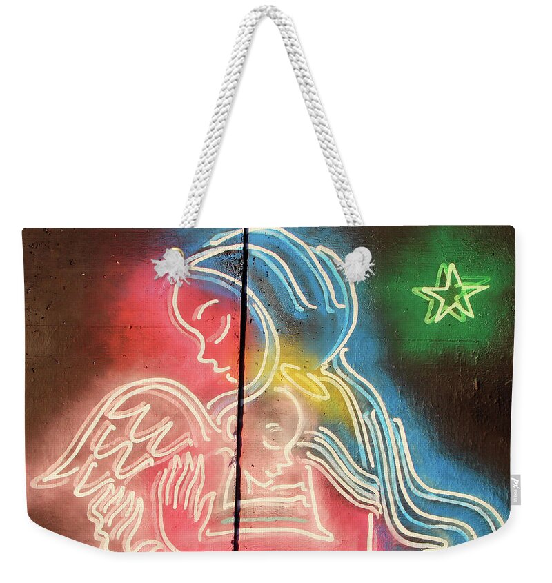 Nativity Weekender Tote Bag featuring the photograph Christmas Wing by Munir Alawi