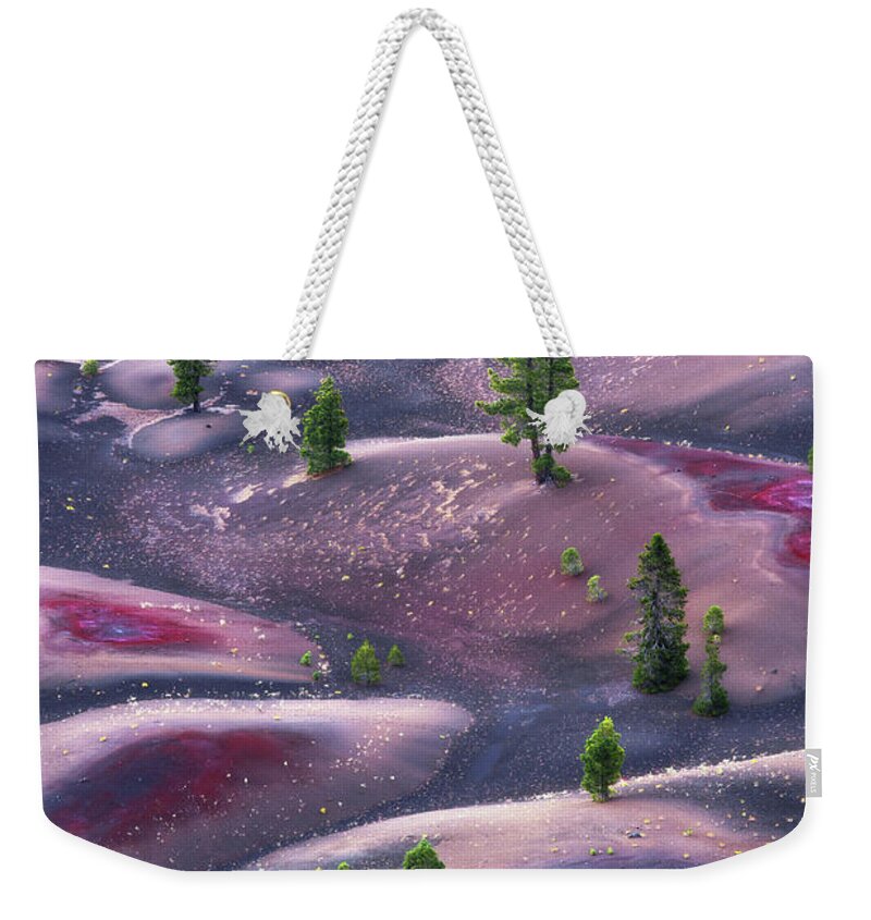 California Weekender Tote Bag featuring the photograph Cinderland by Dustin LeFevre