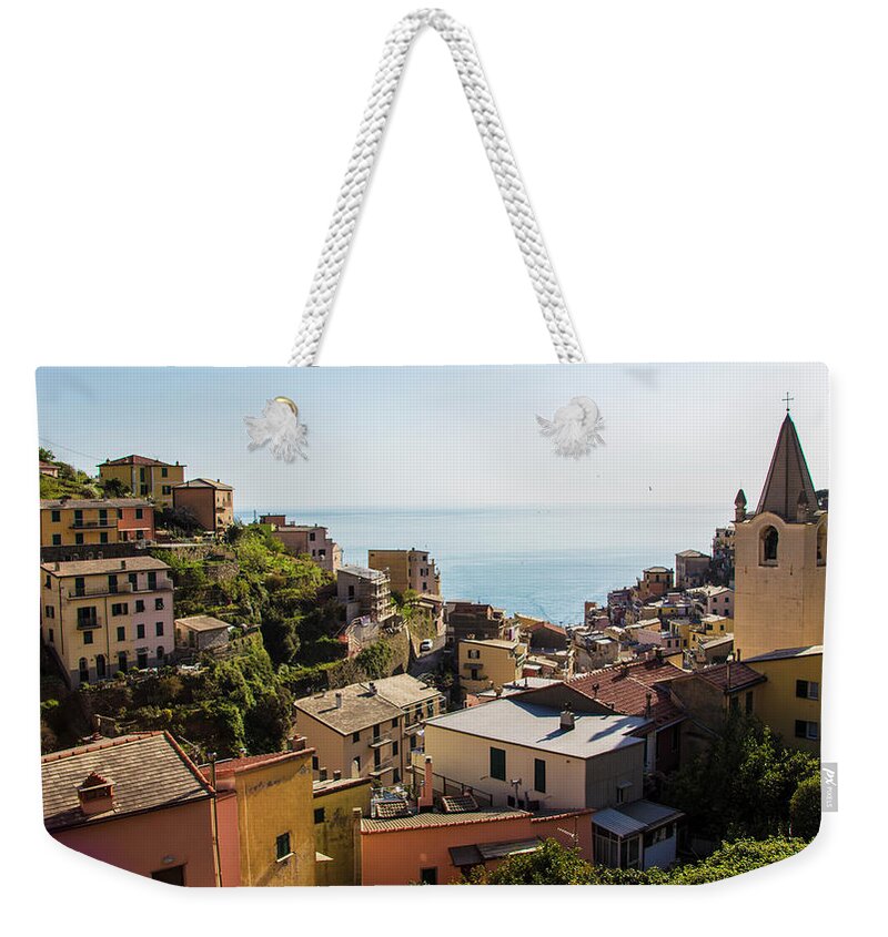 Canon Weekender Tote Bag featuring the photograph Cinque Terre Riomaggiore by John McGraw