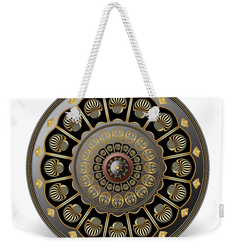 Mandala Weekender Tote Bag featuring the digital art Circulosity No 3020 by Alan Bennington