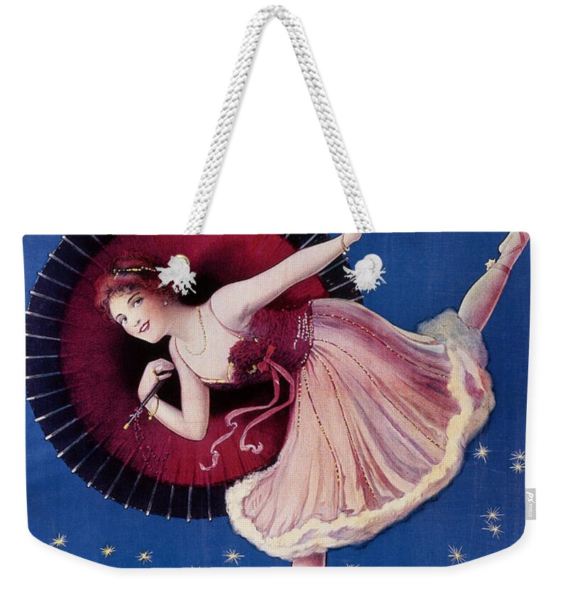 1920 Weekender Tote Bag featuring the photograph CIRCUS POSTER, c1920 by Granger