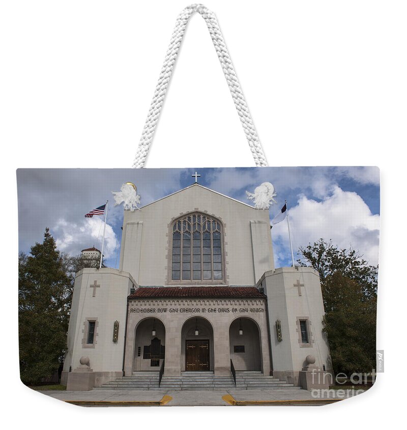 Citadel Weekender Tote Bag featuring the photograph Citadel Church by Dale Powell