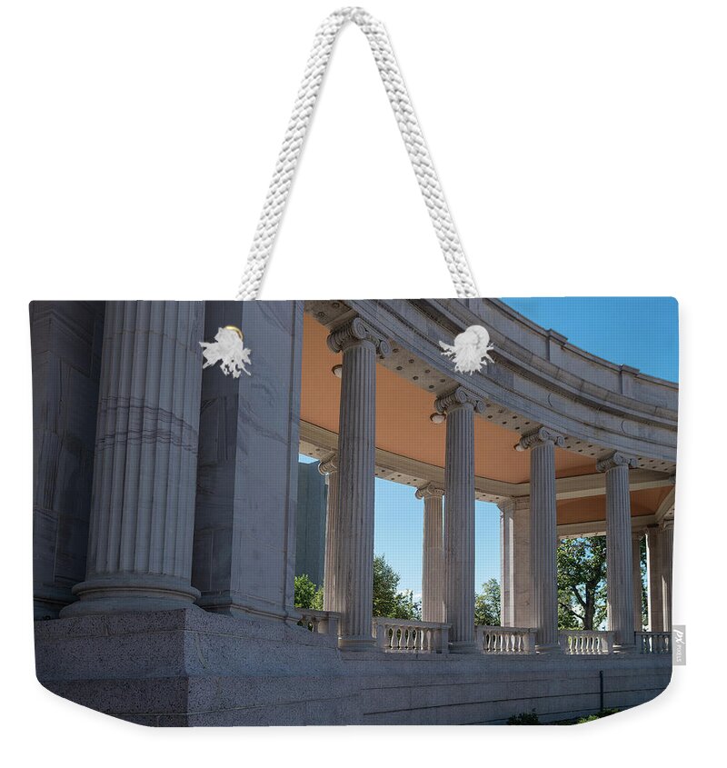 Civic Center Weekender Tote Bags