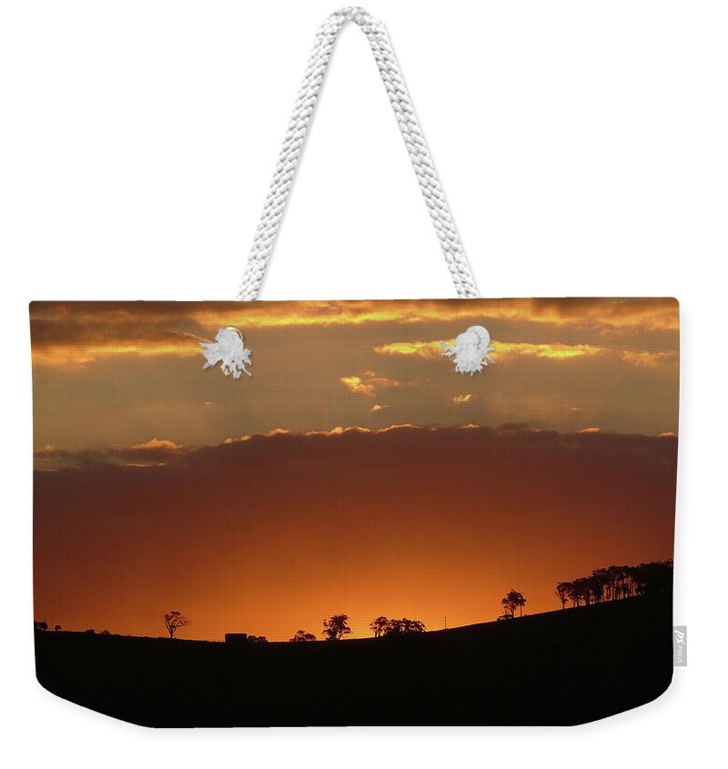 Australia Weekender Tote Bag featuring the photograph Clarkes Road II by Evelyn Tambour