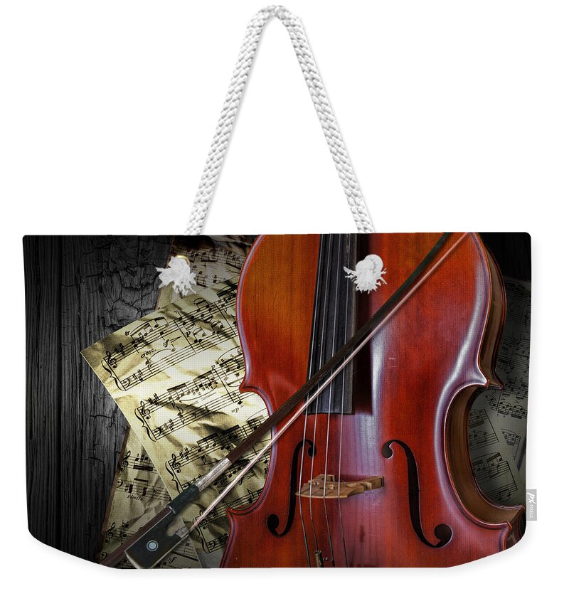 Cello Weekender Tote Bag featuring the photograph Classical Cello by Randall Nyhof