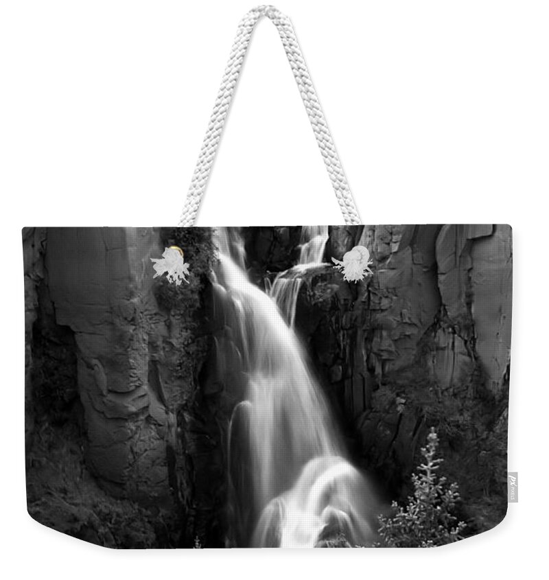 Clear Weekender Tote Bag featuring the photograph Clear Creek Falls by Farol Tomson