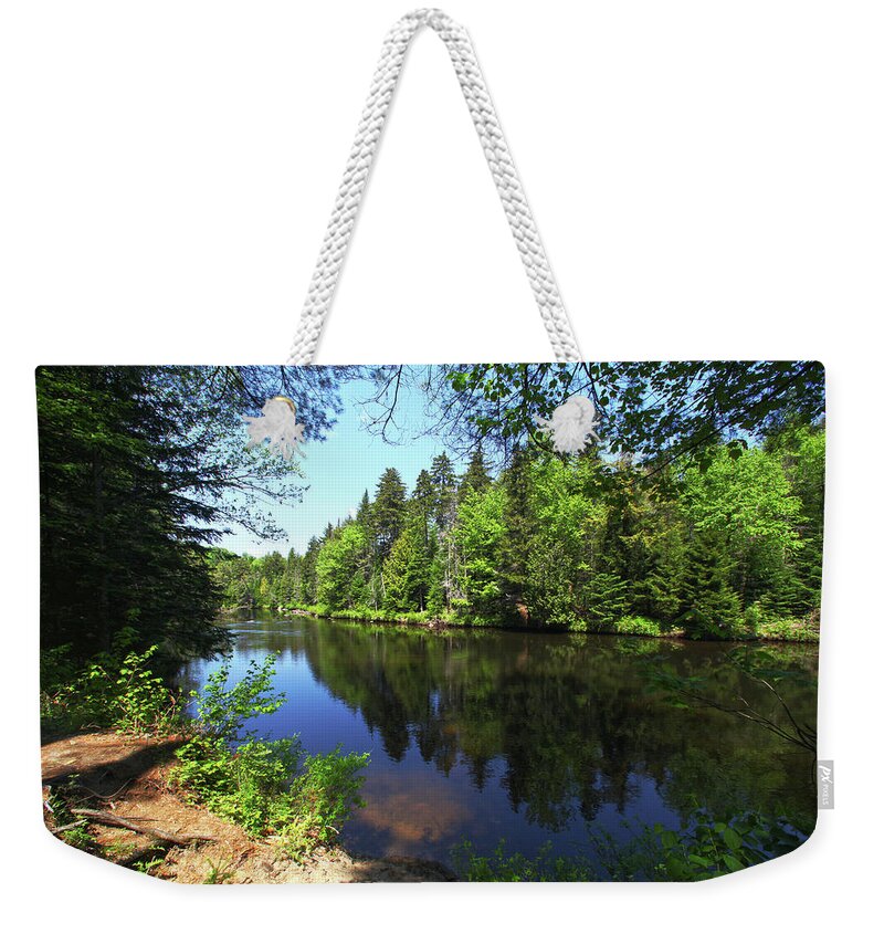  Weekender Tote Bag featuring the photograph Clear Lake by Robert Och